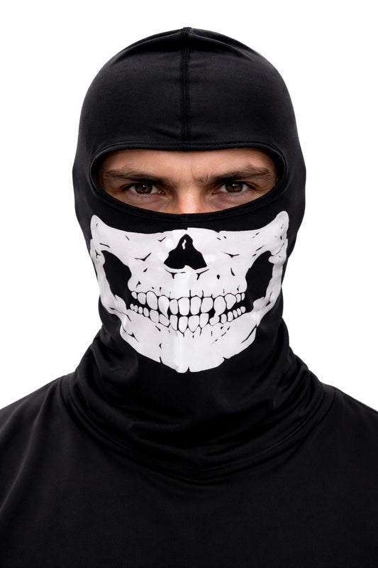 Balaclava Touca Ninja Caveira Bandana Pescoeira Proteção Moto Motociclista