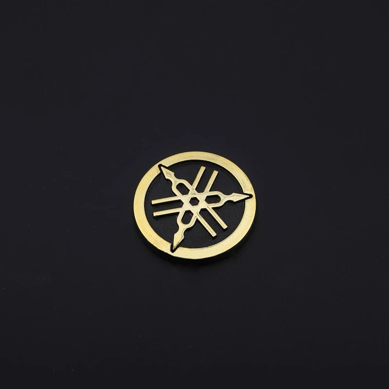 Adesivo De Moto Original Para YAMAHA 3D Emblema Redondo Logotipo Adesivos 48mm Motocicletas