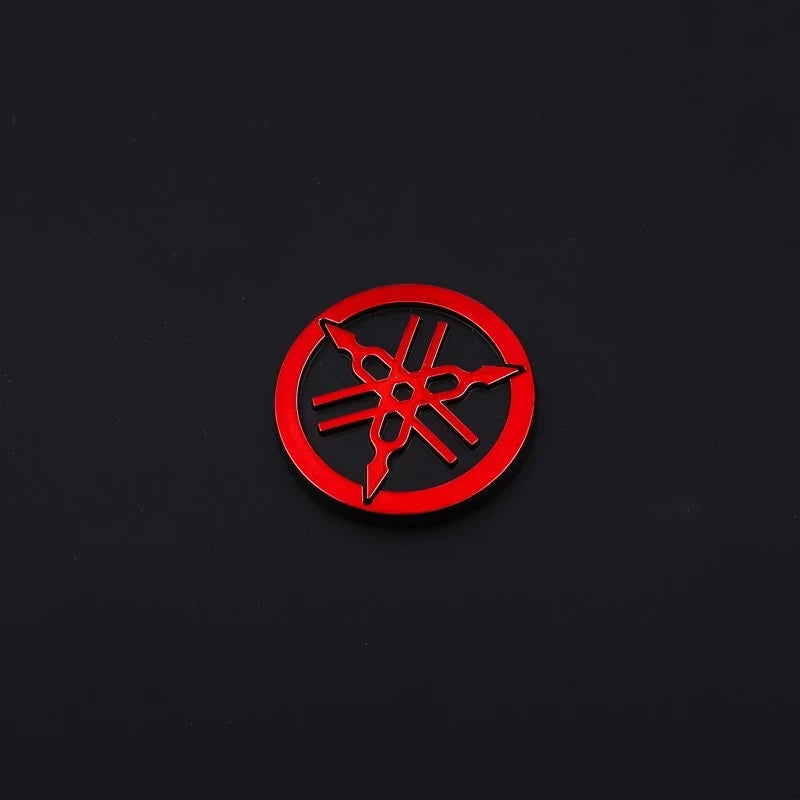 Adesivo De Moto Original Para YAMAHA 3D Emblema Redondo Logotipo Adesivos 48mm Motocicletas